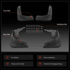 4pcs Front Rear Mud Flaps Splash Guards PP+TPO for Tesla Model 3 5YJ3 2024 Sedan