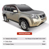 4x Weather Shield Weathershield Window Visor for Nissan X-Trail Xtrail T31 07-13