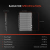 Engine Cooling Radiator for Nissan X-Trail T30 2001-2007 2.0L QR20DE 2.5L QR25DE