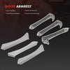 6x Left Right Interior Door Pull Handle Trim Grey for BMW E90 E91 325i 3 Series