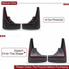 4x Splash Guard Mud Flaps Mudflaps for Holden Commodore Calais VF 2013-2017