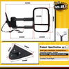 Power Extendable Towing Mirror for Mitsubishi Triton MQ MR 15-19 w/ Indicator