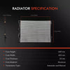 Engine Cooling Radiator for Audi A3 8P1 TT 8J3 VW Caddy Passat Skoda Octavia 1Z5