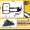 Power Extendable Towing Mirrors w/ Indicators for Mitsubishi Triton ML MN 05-15