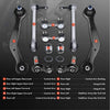 10x Lower Control Arms Rear Suspension Kit for BMW E38 728i 730i 735i 740i 750i
