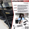 2x Bonnet Hood Gas Struts Damper Lift Supports for Nissan Navara D23 NP300 15-19
