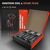 6x Ignition Coils & 6x Spark Plugs for Lexus ES MCV30 RX Toyota Alphard Harrier