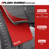 2pcs Red Colour Universal Splash Guards Mud Flaps Mudflap for Mazda 6 GG BT-50