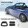 Black Convertible Soft Top & Plastic Window for BMW Z3 E36 1996-2002 Roadster