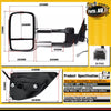 Electric Chrome Extendable Towing Mirror w/ Indicator for Ford Ranger PX Everest