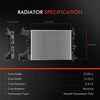 Radiator for Holden Cruze JH 2011-2016 1.8 F18D 5-Speed Manual Transmission Only