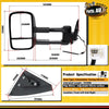 Extendable Towing Mirrors w/o Indicators for Mitsubishi Triton ML MN 2005-2015