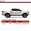 4x Window Visors Weather Shield for Mazda BT-50 BT50 2011-07/2020 Dual Cab