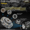 2x Fan Clutch and Water Pump for Nissan Patrol GQ 88-91 Ford Maverick TB42S 4.2L
