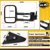 Manual Extendable Towing Mirrors for Toyota Landcruiser 80 Series w/ Indicator