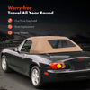 Tan Convertible Soft Top With Plastic Window for BMW Z3 E36 1996-2002 Roadster