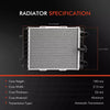 Radiator for Audi A3 S3 8V1 8V7 8VA 8VM TT GAB Q2 VW Golf MK7 5G1 2013-2023 2.0L