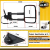 1x Right Power Extendable Towing Mirror for Isuzu Dmax Holden Rodeo Colorado