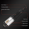 2x Front Air Suspension Strut Shock Absorber for Audi A8 4E8 4E2 D3 2003-2010