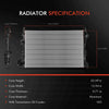 Radiator for Holden Vectra ZC Saab 9-3 YS3D YS3F 2002-2008 2.0L Manual Trans.