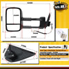 2x Power Extendable Towing Mirrors for Isuzu D-Max Holden Rodeo Colorado 03-11