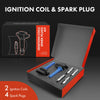 2x Ignition Coils & 4x Spark Plugs for Kia Sportage K00 12/1996-06/200