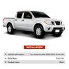 Weather Shield Weathershield Window Visor for Nissan Frontier 2005-2012 Crew Cab