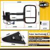 Right Black Power Extendable Mirror w/ Indicator for Toyota Landcruiser 80
