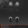 2x Front Left & Right Inner Tie Rod End for Jeep Cherokee KJ 2001-2008 RWD AWD