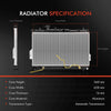 Engine Radiator For Hyundai Matrix FC 2001-2010 1.6L 1.8L G4ED G4GB Auto Trans.