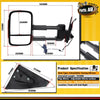 Manual Extendable Towing Mirrors w/ Indicator for Mitsubishi Pajero 2001-2019