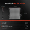 Radiator for Toyota Land Cruiser Prado GDJ150 2015-2024 2.8L SUV Turbo Diesel AT