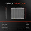 26mm Radiator for Toyota Hilux KUN16 KUN26 2005-2015 3.0L 1KD-FTV Auto Manual