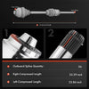 2x Rear CV Joint Axle Drive Shaft for VW Tiguan AD1 AX1 T-Roc Audi Q2 GAB TT 2.0