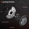 2x Rear Brake Dust Shields for BMW E60 E61 E63 E64 523i 530i 540i 650i 2002-2010