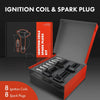 8x Ignition Coils & 16x Spark Plugs for Jeep Grand Cherokee WH WK Chrysler 300C