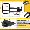 Manual Extendable Towing Mirrors w/ Indicator for Holden Colorado Isuzu D-Max