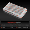 4x Cabin Air Filters for BMW F25 F26 X3 X4 2010-2018 2.0L 3.0L 164 x 90 x 30 mm