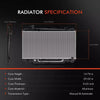 Radiator Fit for Toyota RAV4 ACA20-ACA23 2.0L 2.4L 4Cyl Petrol AT/MT 2000-2005