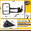 Power Extendable Towing Mirrors w/o Indicator for Mitsubishi Triton MQ MR 15-19