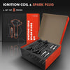 8x Ignition Coils & 8x Spark Plugs for Toyota Lancruiser 100 Lexus GS LS LX SC