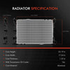 Radiator for Mercedes Benz W204 W212 S212 C204 S204 C207 R172 E250 E350 Manual
